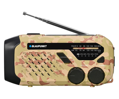 Radio i budzik Blaupunkt ER10 Beżowe FM z latarką LED